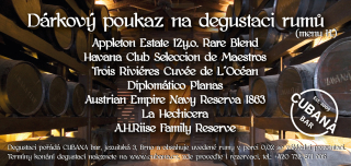 Elektronický poukaz na Pokročilou degustaci rumů - II