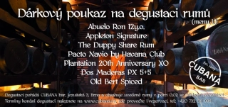 Elektronický poukaz na Základní degustaci rumů - I